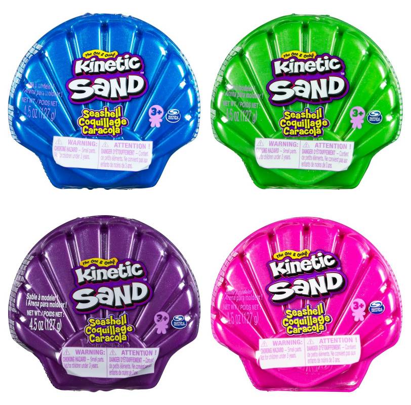 Kinetic Sand Seashell Container (Random Pick)